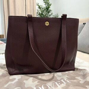 Dagne Dover Allyn Leather Tote Bag